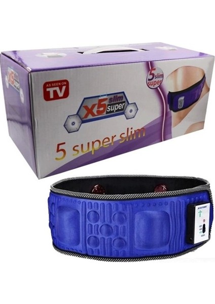 Super Slim 5 Motorlu Titreşimli Masaj Kemeri Göbek Eritme Aleti modelleri
