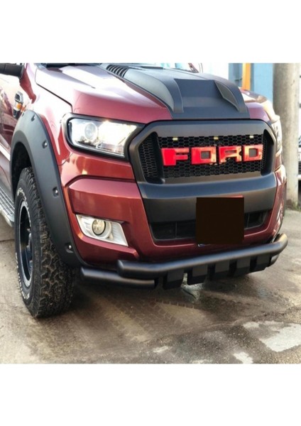 Roal Tunıng 2012-2022 Model Ford Ranger T6-T7-T8 Uyumlu Shark Ön Tampon Koruma