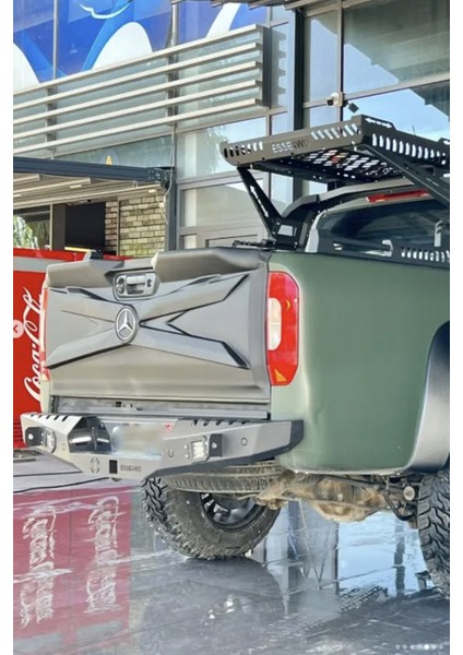 Roal Tunıng Mercedes-Benz X-Class Arka Bagaj Kaplama Kabartma – Mat Siyah 2017+ Araca Uyumludur. fiyatları