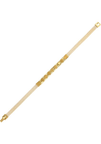 14 Ayar Altın Zincir Bileklik – Zarif ve Işıltılı Kadın Takıları fırsatları