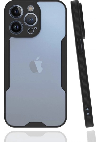 Iphone 13 Pro Kılıf Platin Silikon - Siyah