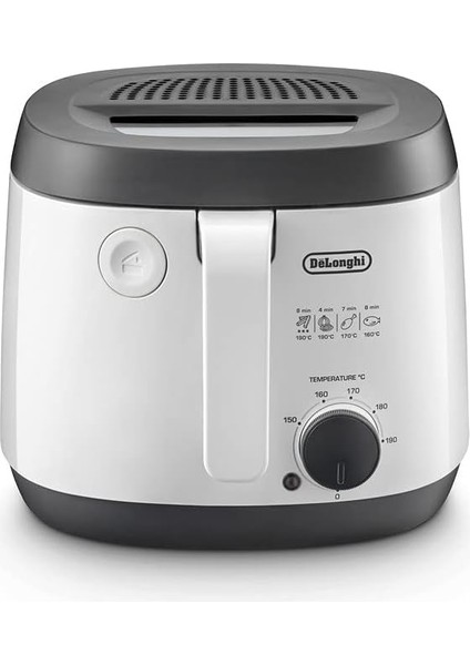 De’longhi Klasik 1 kg Fritöz – 1800W Güç , 1 kg Kapasite - 150–190°C, 2l Yağ Kapasitesi, Koku Filtresi, Kolay Temizlik