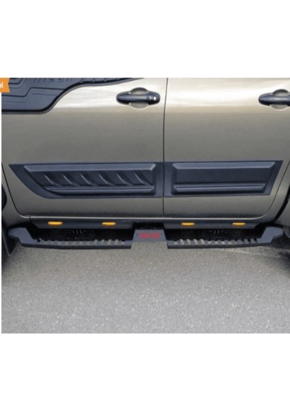 Roal Tunıng 2015+ Model ve Üzeri Uyumlu Toyota Hilux Offrodad Dakar Tipi Yan Basamak Ledli modelleri