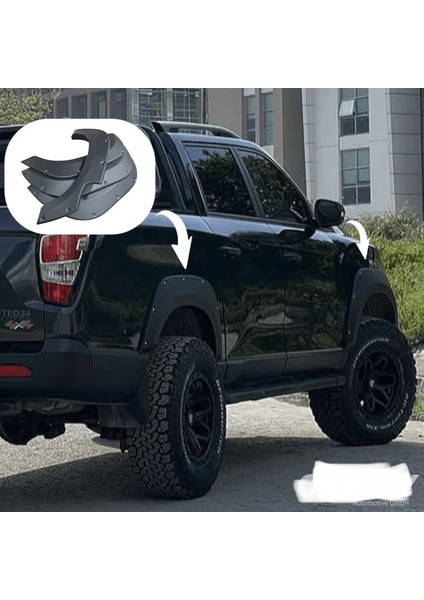 Roal Tunıng Ssang Yong Musso Çamurluk Dodik Seti 2018-24 Model Uyumlu modelleri