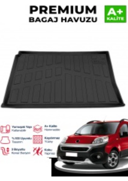 Roal Tunıng Fiat Fiorino Bagaj Havuzu 2007 Model ve Üzeri 3D Uyumlu