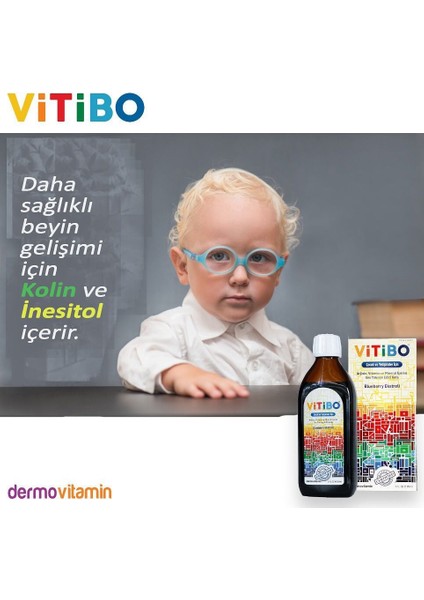 Vitibo Arjinin Vitamin ve Mineral İçeren Çocuk Şurubu 150 ml fiyatları