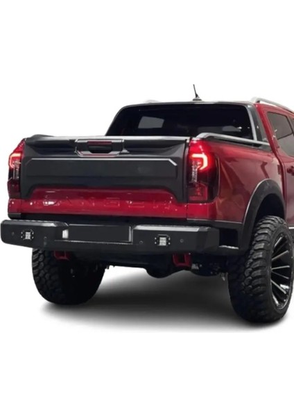 Roal Tunıng Ford Ranger T9 Arka Kapak Kabartma Kaplama – Piano Black Abs Tuning Aksesuar (Roal Tuning)