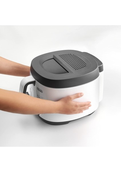 De’longhi Klasik 1 kg Fritöz – 1800W Güç , 1 kg Kapasite - 150–190°C, 2l Yağ Kapasitesi, Koku Filtresi, Kolay Temizlik fırsatları
