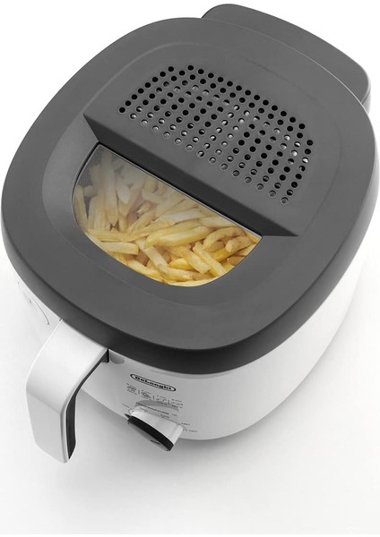 De’longhi Klasik 1 kg Fritöz – 1800W Güç , 1 kg Kapasite - 150–190°C, 2l Yağ Kapasitesi, Koku Filtresi, Kolay Temizlik