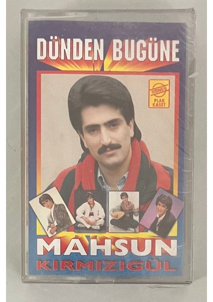 Mahsun Kırmızıgül Dünden Bugüne Güneş Plak Kaset (Jelatininde Sıfır Orijinal Dönem Baskı Cd)