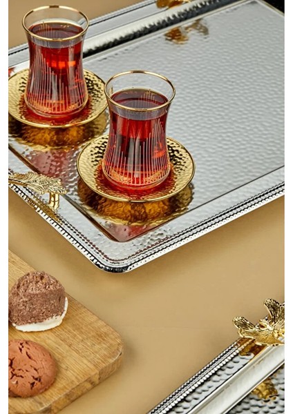 💎 Cooker Gümüş 2'li Dikdörtgen Tepsi Seti – Zarafet ve Dayanıklılığın Buluşması! fiyatları