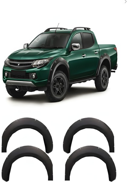 Roal Tunıng Fiat Fullback 2015-2018 Dodik Set – Abs Çamurluk Kaplama Tuning Aksesuar (Roal Tuning)