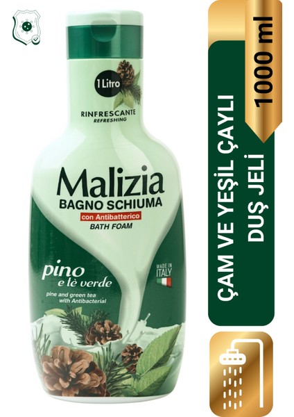 Duş Jeli Çam ve Yeşil Çay (Antibakteriyel)