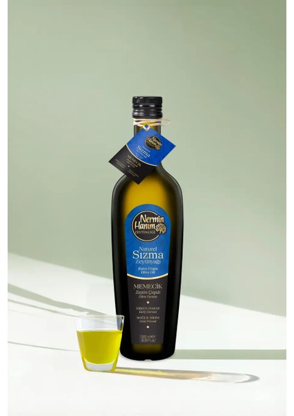 Memecik - Erken Hasat Soğuk Sıkım Zeytinyağı N.(500ML)