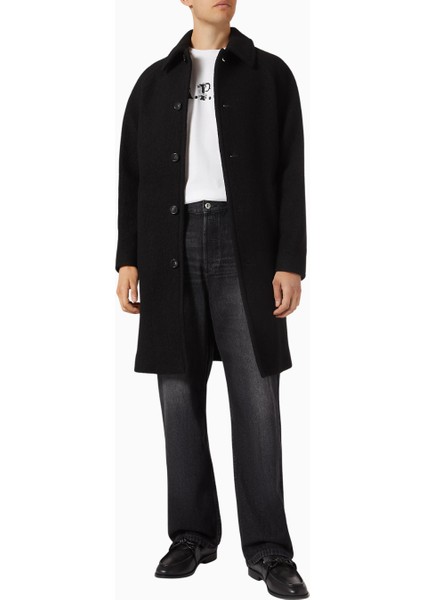 Gaston Siyah Keçe Yün Erkek Kaban fiyatları