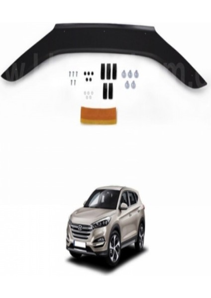 Roal Tunıng Hyundai Tucson Ön Kaput Koruma Rüzgarlığı 2016-2020 Uyumlu