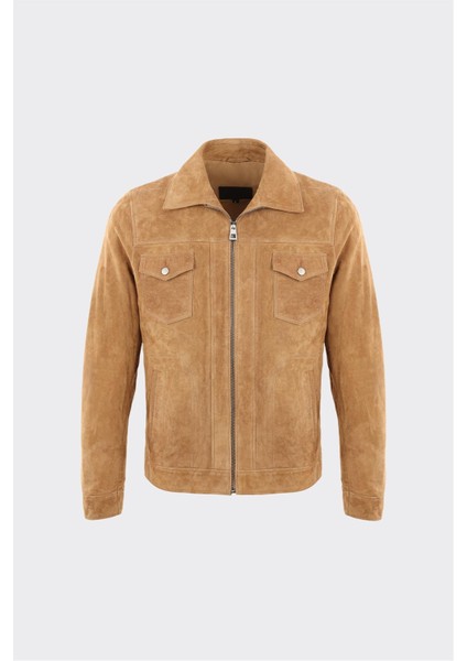 Naturel Deri Erkek Ceket