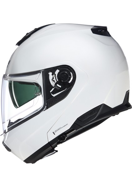 N100-6 Classıco 305 Çene Açılır Kask Metal Beyaz