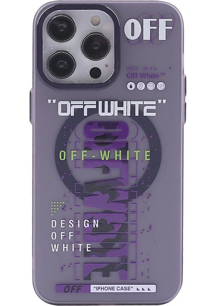 Iphone 14 Pro Kılıf Apollo Magneticsafe Desenli Kapak - Apollo Mor - 3 modelleri