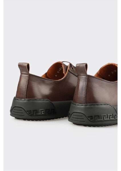 Kahve Deri Erkek Günlük Ayakkabı indirimleri
