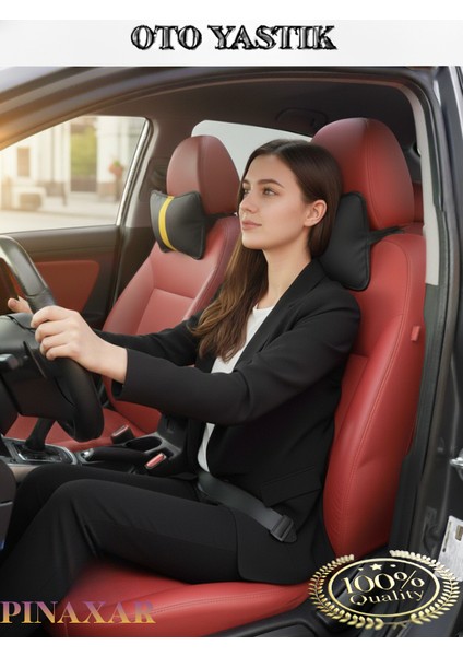 Opel Insignia 2013-2017 Oto Koltuk Sarı Şerit Boyun Yastığı 2 Adet fiyatları