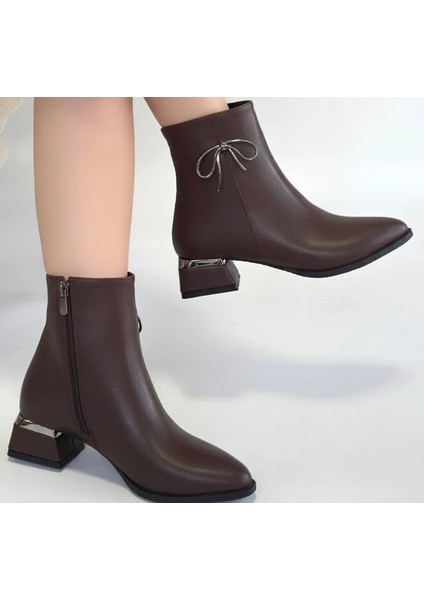 Harly Kahverengi Cilt Topuklu Bot fiyatları