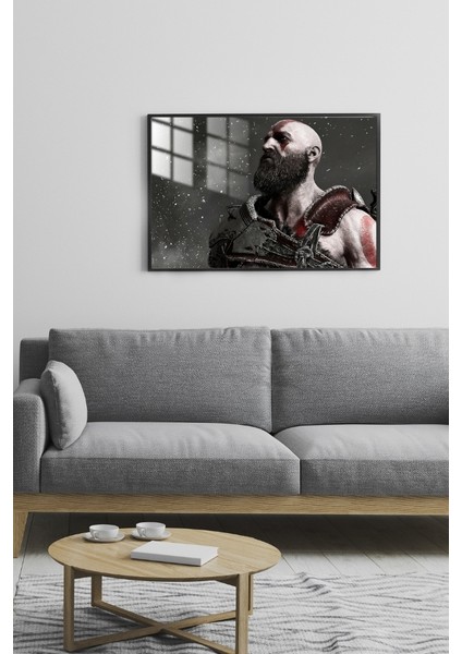 God Of War Çerçeveli Metal Poster Tablo modelleri