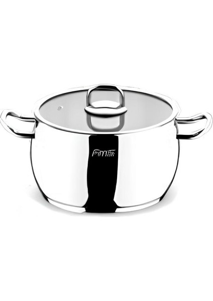 1003L Lotus 22 cm Derin Çelik Tencere