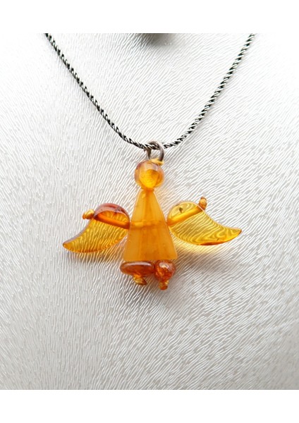 Kehribar Melek Kolye SK000154