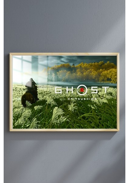 Ghost Of Tsushima Çerçeveli Metal Poster Tablo