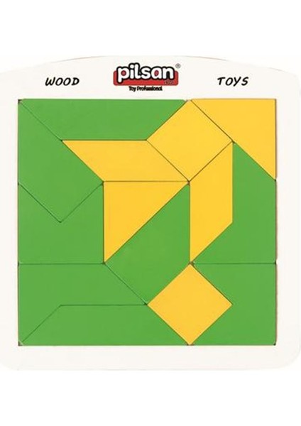 Desen Kartlı Tangram