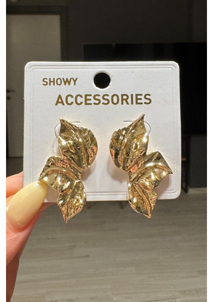 Kadın Gümüş Renk Tarz Küpe