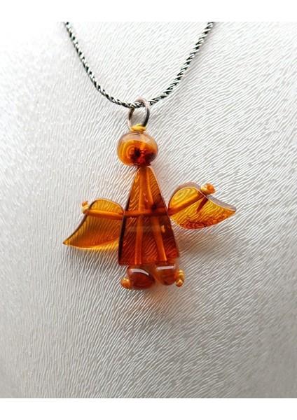 Kehribar Melek Kolye SK000152