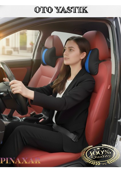 Honda Civic 01-05 Oto Koltuk Mavi Şerit Boyun Yastığı 2 Adet fiyatları