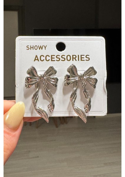 Kadın Zirkon Taşlı Sallantılı Kalp Küpe