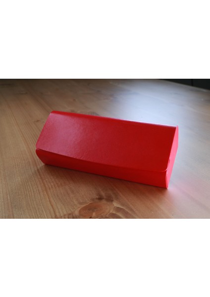 Gözlük Kutusu -Süper Suni Deri Model Kırmızı- fiyatları