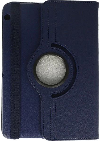 Huawei Mediapad T3 10 / 9.6 Kılıf 360 Tablet Deri Kılıf - Lacivert