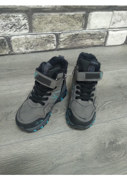 Rahat Içi Kürklü Ortopedik Taban Outdoor Spor Cırtlı Fermuarlı Çocuk Botu fiyatları