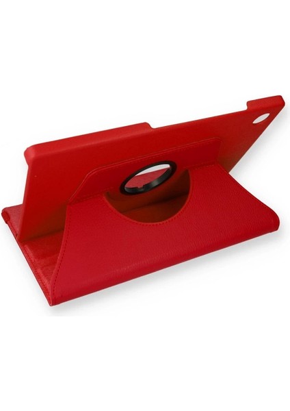 Samsung Galaxy Tab A9 Plus Kılıf 360 Tablet Deri Kılıf - Kırmızı fiyatları