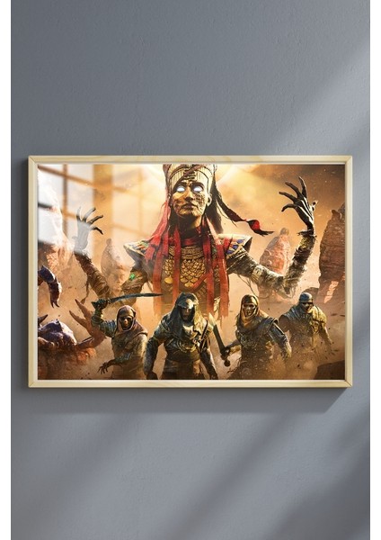 Assassin's Creed Çerçeveli Metal Poster Tablo fırsatları