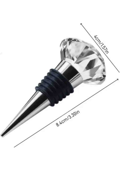 Elmas Şekilli Şarap ve Şampanya Şişesi Tıpaları Koruma ve Tazelik Için Mükemmel fırsatları