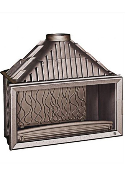 Invicta 1100 Grande Vision Ithal Fransız Şömine Haznesi , Döküm Şömine Hazne , 5 Yıl Garantili