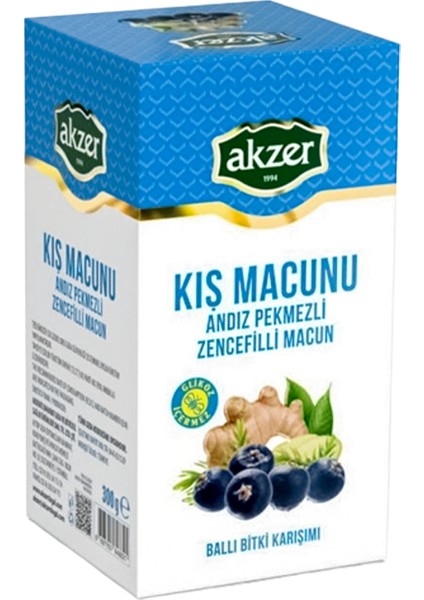 Andız Pekmezli Zencefilli Macun 300 gr | Kış Macunu