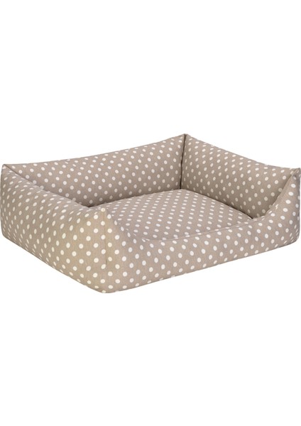 Mtxdpn Pet Comfort Uniform Bej Puyeli Köpek Yatağı M 60x70cm