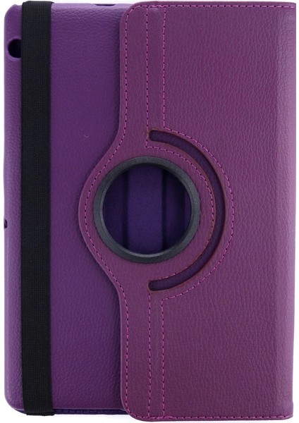 Huawei Mediapad T3 10 / 9.6 Kılıf 360 Tablet Deri Kılıf - Mürdüm