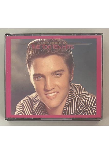 Elvis Presley The Top Ten Hits Çift CD Set (Orijinal 1987 Dönem Baskı Cd)