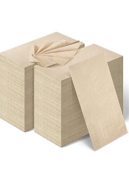 100 Adet Kullanat Kraft Peçete Dekoratif Servis Sunum Peçetesi fırsatları