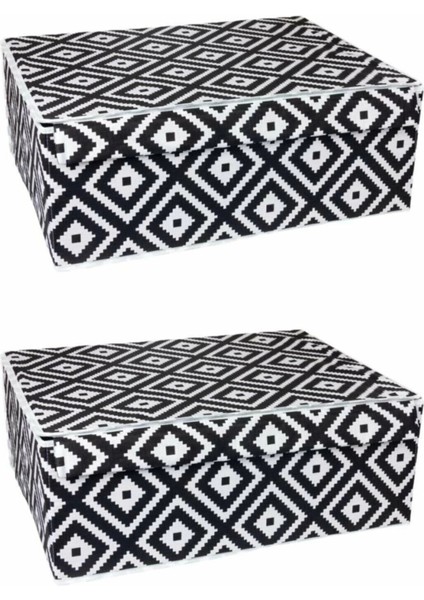 Baza Altı Boy Çok Amaçlı Düzenleyici Kutu Organizer Cırt Cırtlı Hurç 19cm X 40cm X 50cm (10 Adet)