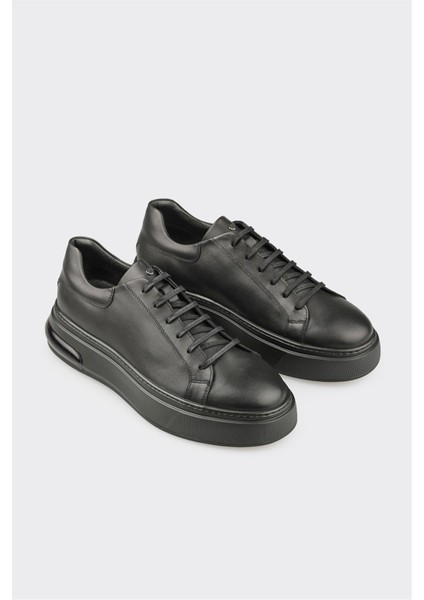 Siyah Deri Erkek Günlük Ayakkabı fiyatları