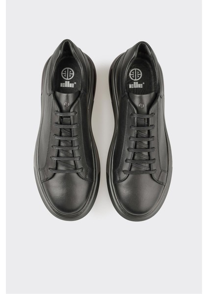 Siyah Deri Erkek Günlük Ayakkabı fırsatları